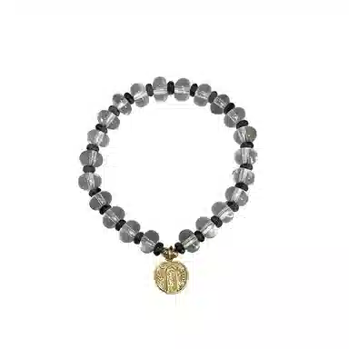 心草 五路财神新中式国潮复古小众设计串珠手饰 民族风极简轻奢高级感 水晶 玉石手串 女款