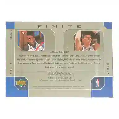 UPPER DECK 2002 Finite