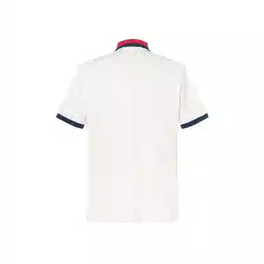 Gucci FW22 Striped Collar Polo White