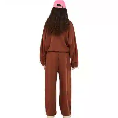 木果果木 纯色中腰宽松休闲裤 女款