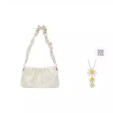 Jane Klain Cloud Shoulder Bag White