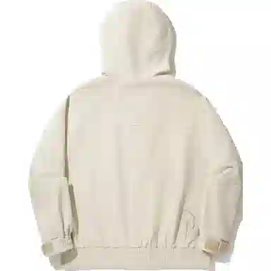 中国李宁 功夫系列 纯色连帽宽松透气舒适夹克外套 男款 燕麦灰