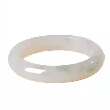 世存 新中式高冰感小众设计女生玉镯 多圈口可选 天山翠 玉石手镯 女款