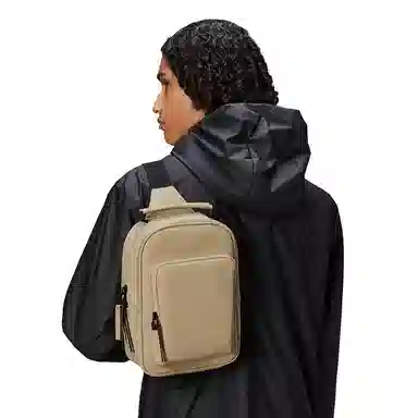 Rains Crossbody Bag Black/Sand Brown