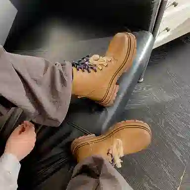 子骁 牛皮 时尚百搭 简约大气 短靴 女款