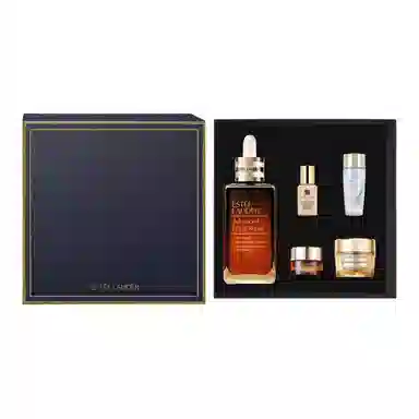 雅诗兰黛 小棕瓶 精华液 护肤套装 淡纹紧致保湿滋润修护 第七代 五件套