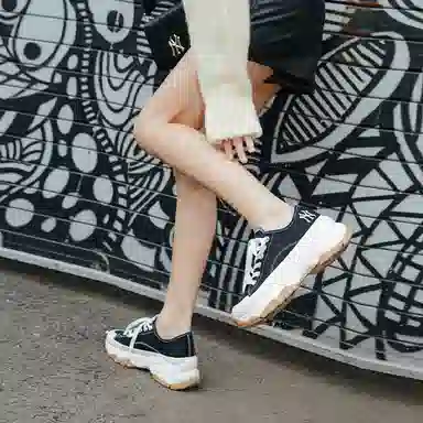 MLB Chunky High Low New York Yanker Black