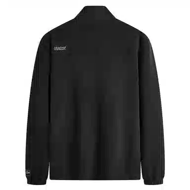 与狼共舞 简约时尚开襟百搭潮流卫衣 男款 黑色