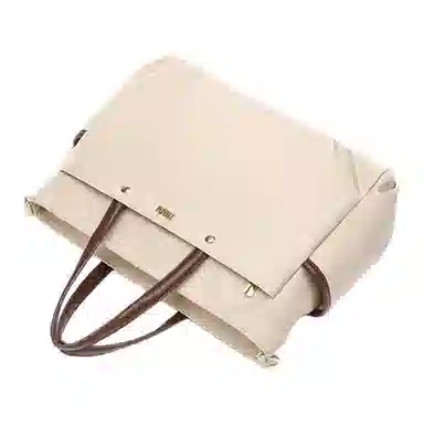 SEPTWOLVES Nylon Tote Bag Khaki