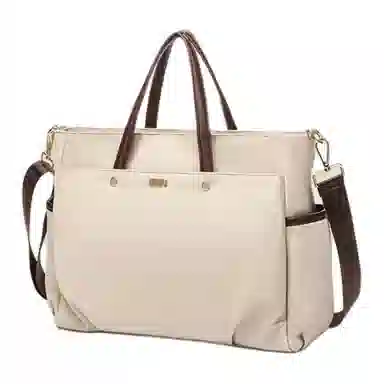 SEPTWOLVES Nylon Tote Bag Khaki