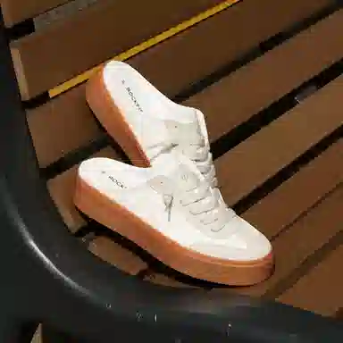 Rockfish Retro Trainer White Caramel