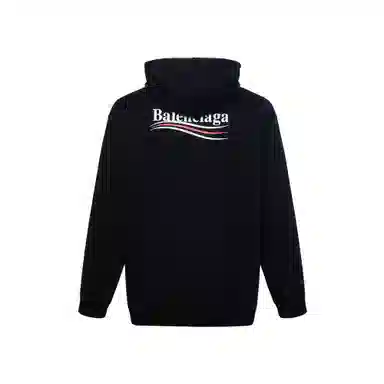Balenciaga Political Campaign Hoodie Black