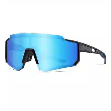 山一丸 偏光运动骑行护目镜日夜两用户外变色墨镜 不规则形 太阳眼镜 男女同款情侣款