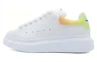 Alexander McQueen White Leather Sneakers