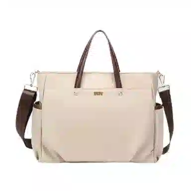 SEPTWOLVES Nylon Tote Bag Khaki