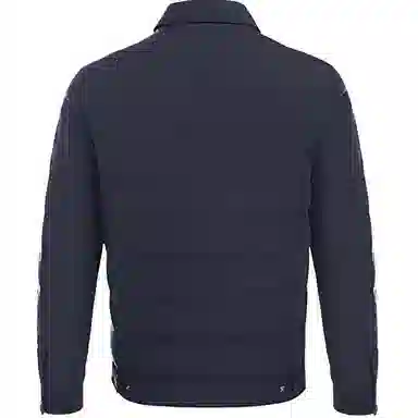 卡尔丹顿 纯色翻领单排扣长袖羽绒服 男款 蓝色系