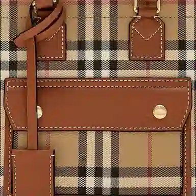 Burberry Freya Tote Bag Mini Beige