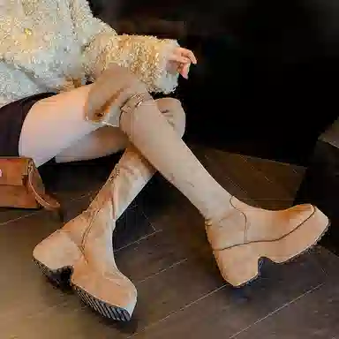 JIUXINGDAO Over-the-Knee Boots