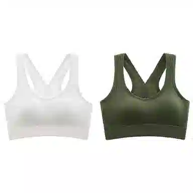 莫代尔 纯色防震防下垂文胸 女款