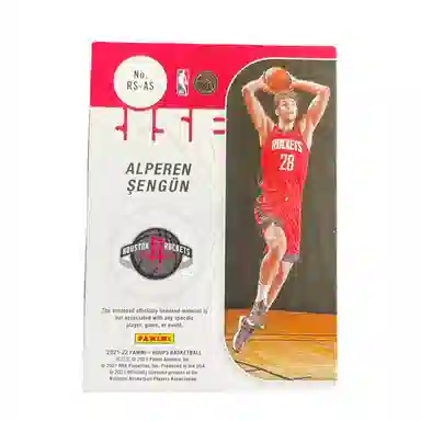 PANINI Hoops Alperen Sengun RC