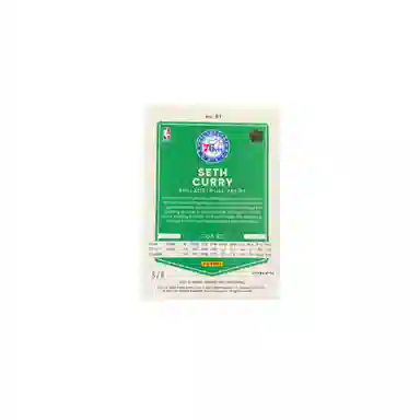 PANINI 2021-22 OpticSethCurry 76 88mojo