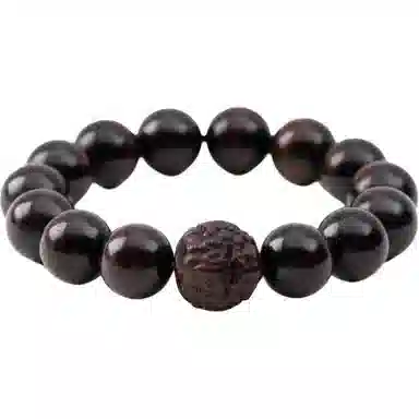 仙源 老型珠 碎银子招财 紫檀 木作手串 男女同款情侣款