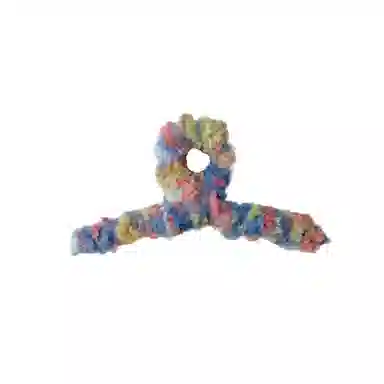 尚先生 秋冬糖果色常规发量抓夹甜美毛绒温柔鲨鱼夹后脑勺盘发抓新款发夹 发饰 女款