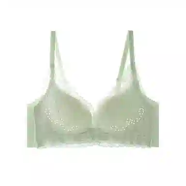 内在密码 法式蕾丝性感轻薄显小无痕透气洞洞杯收副乳文胸 女款