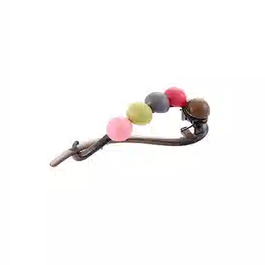 水中玉 高级感咖色扭扭夹青蛙扣发卡后脑勺气质鲨鱼夹子头饰 发夹 女款