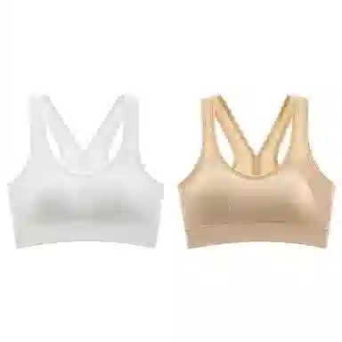 莫代尔 纯色防震防下垂文胸 女款