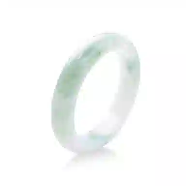 吉瑶 新中式一步一响古典贵妃镯 国潮国风青山黛 复古高级感 小众显白温婉气质 天山翠 玉石手镯 女款