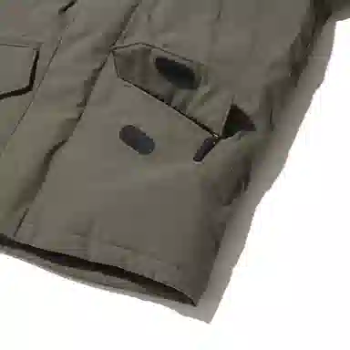 The North Face Logo Print Hooded Down Jacket