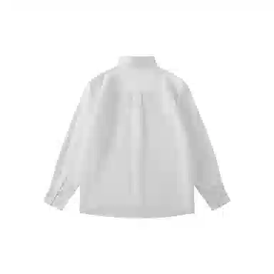 我是大卫 休闲薄款透气外套复古英伦雅痞慵懒风宽松长袖衬衫 男女同款