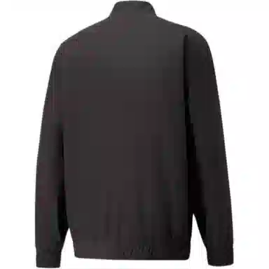 PUMA Logo Print Zip Jacket Black