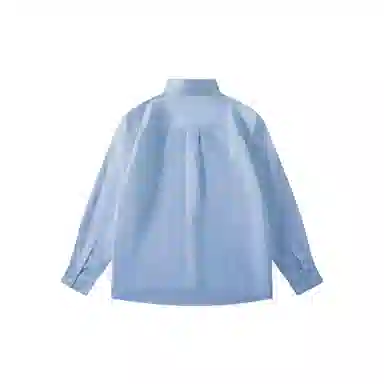 我是大卫 休闲薄款透气外套复古英伦雅痞慵懒风宽松长袖衬衫 男女同款