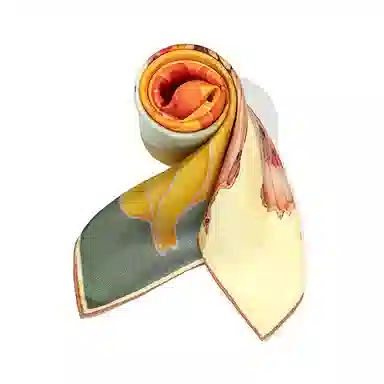 上海故事 青春 真丝中 （双面）芳茶雅韵 桑蚕丝 上架 女款 #礼盒装