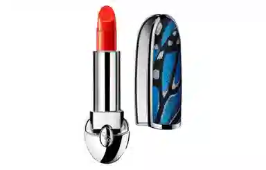 娇兰 宝蓝蝶纹壳+口红套装 滋润