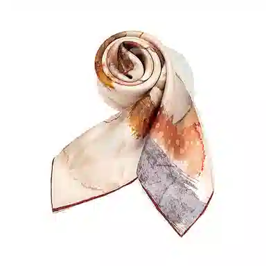 上海故事 青春 真丝中 （双面）芳茶雅韵 桑蚕丝 上架 女款 #礼盒装