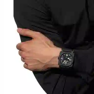 BELL ROSS 100 42mm BR0392-BL-CE