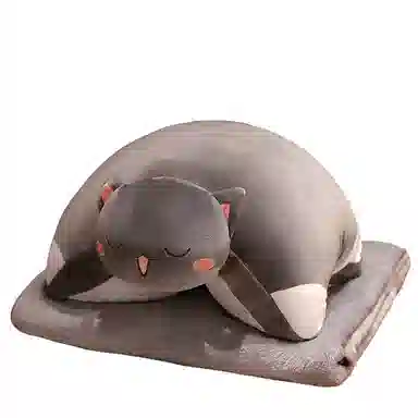 公主恋人 多功能冰豆豆午睡枕小枕头 玩偶 毛绒公仔