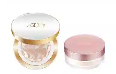 爱敬 爱纪二十之精华遮瑕持妆气垫散粉组合 彩妆套装 控油自然清透不卡粉保湿提亮肤色滋润防晒