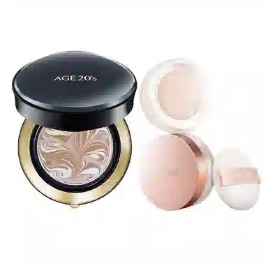 爱敬 韩国进口 四色拉花遮瑕气垫 控油持久定妆散粉