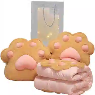 公主恋人 卡通可爱猫抓抱枕被 创意布娃娃布偶 玩偶周边