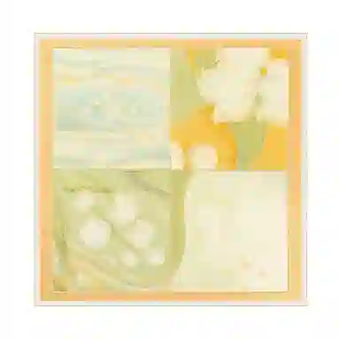 上海故事 青春 真丝中 （双面）芳茶雅韵 桑蚕丝 上架 女款 #礼盒装