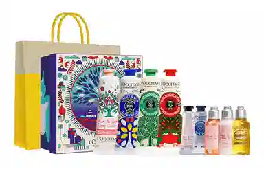 欧舒丹 限定晨光叶语樱花乳木果日落琥珀手霜套装 滋润保湿礼盒