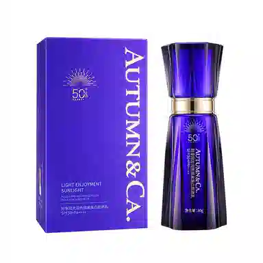 秋蔻 蓝宝石隔离美白防晒乳 保湿清爽滋润防紫外线