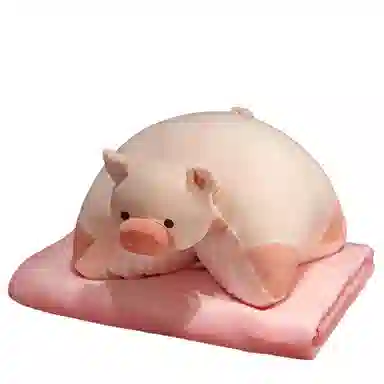 公主恋人 多功能冰豆豆午睡枕小枕头 玩偶 毛绒公仔