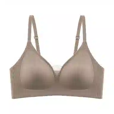 欧迪芬 轻盈裸感聚拢上托向上提拉防下垂不压不挤交叉透气网纱不跑杯隐形无痕美背文胸 女