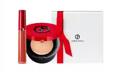 阿玛尼 红气垫唇萃限定套组 提升气色