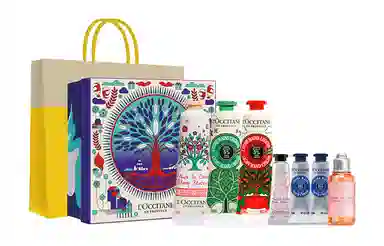 欧舒丹 限定晨光叶语樱花乳木果日落琥珀手霜套装 滋润保湿礼盒